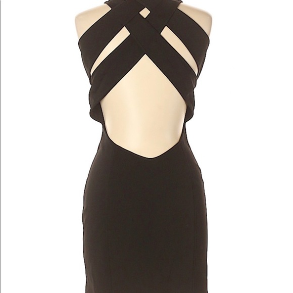 Alexander Wang Size 10 Black Zipper Mini Dress NWT - Picture 2 of 5